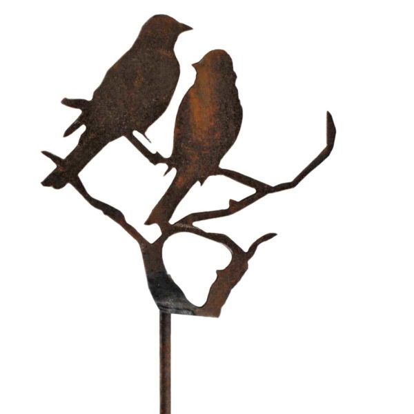Silhouette oiseaux sur branche