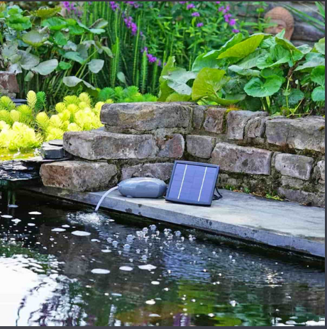 Pompe d'aération solaire pour bassin